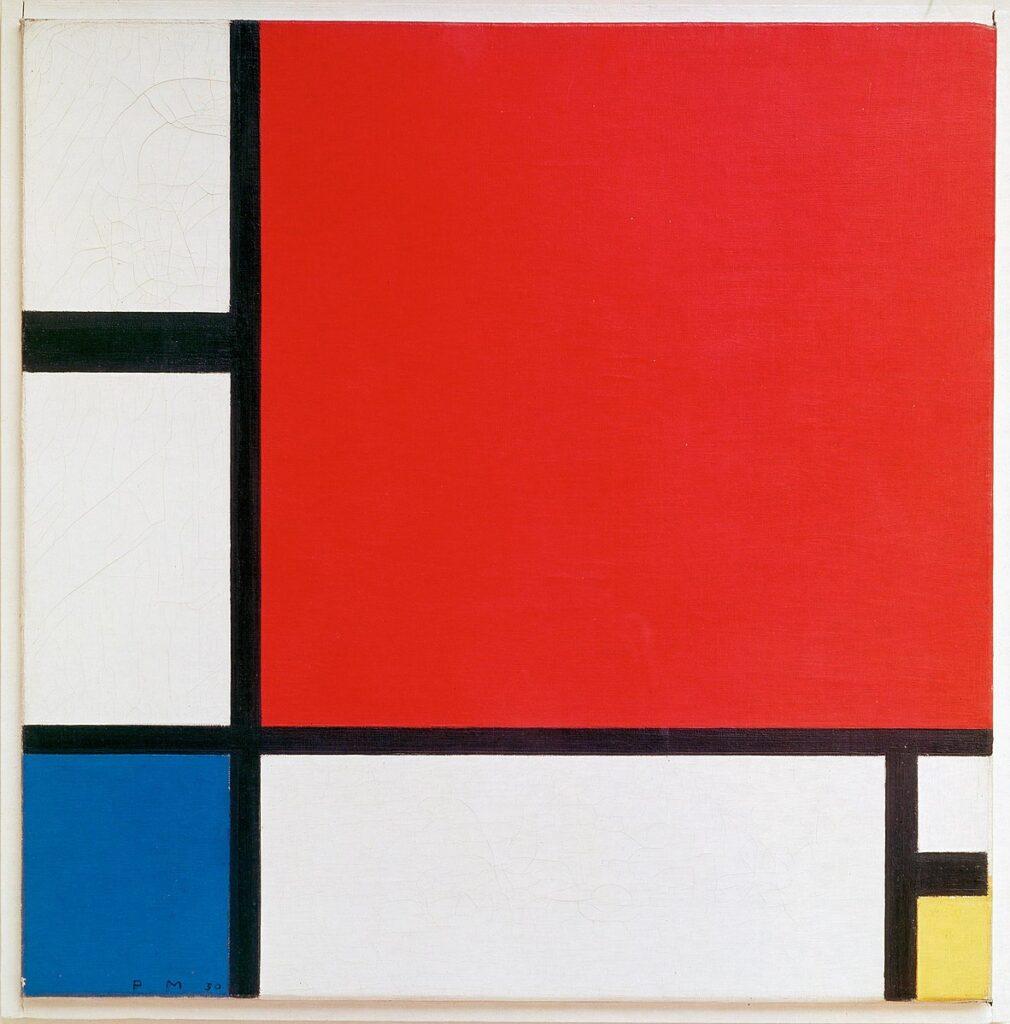 Piet Mondrian, Kompozicija v rdeči, modri in rumeni