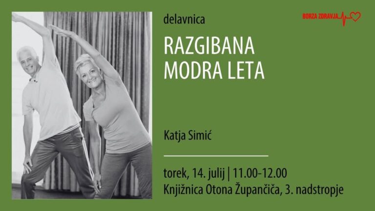 Razgibana modra leta
