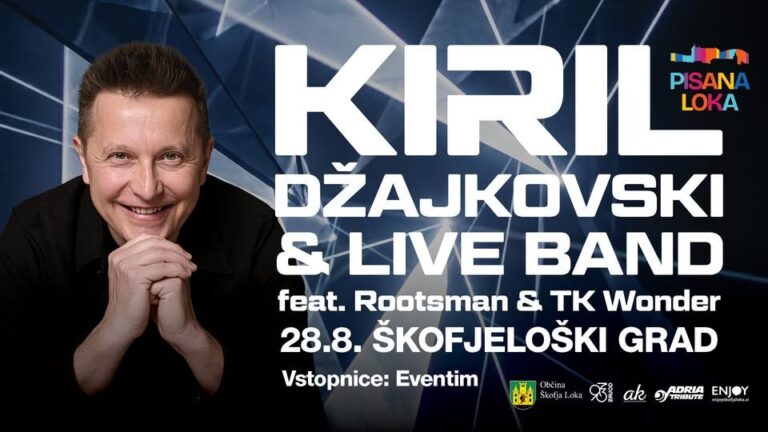 🎶 KIRIL DŽAJKOVSKI + Live Band na Škofjeloškem gradu 🔥