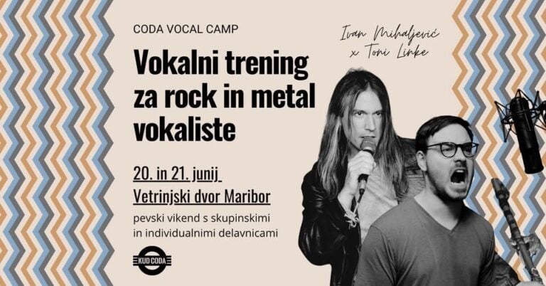 Vokalni trening za rock in metal vokaliste