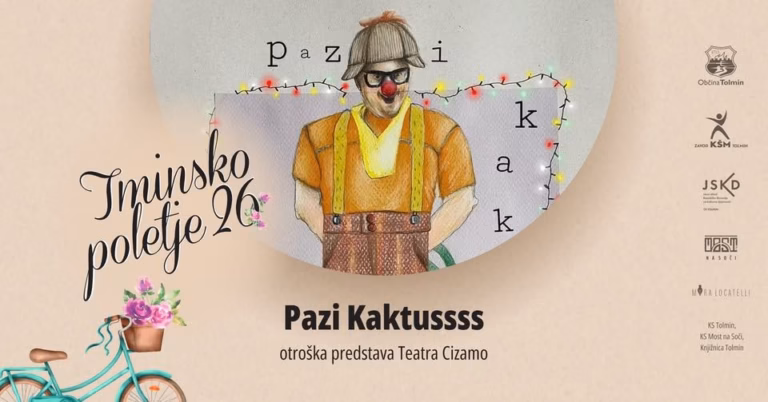 Pazi Kaktussss, otroška predstava Teatra Cizamo