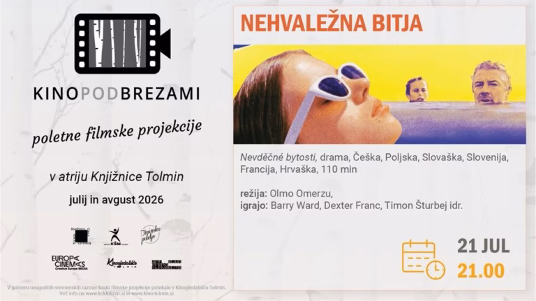 Kino pod brezami: NEHVALEŽNA BITJA (drama)