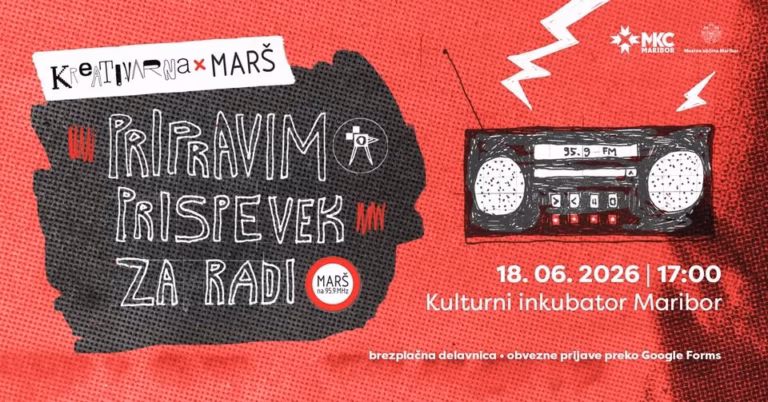 KREATIVARNA X RADIO MARŠ: Pripravimo prispevek za radio