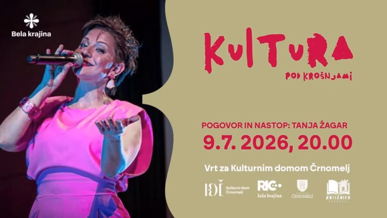 Kultura pod krošnjami: Tanja Žagar, pogovor in nastop