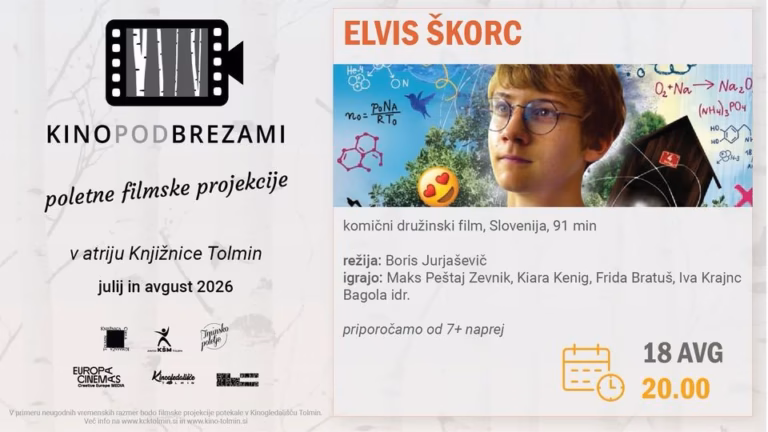 Kino pod brezami: ELVIS ŠKORC (mladinski film)