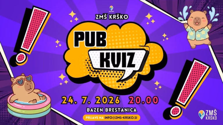 PUB KVIZ na Bazenu Brestanica