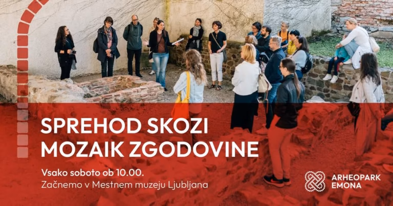 Sprehod skozi mozaik zgodovine antične Emone