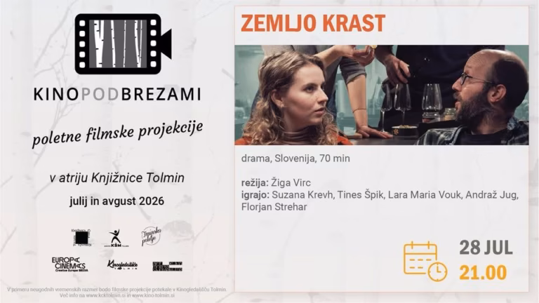 Kino pod brezami: ZEMLJO KRAST (drama)