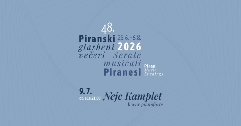 48. Piranski glasbeni večeri: Nejc Kamplet, klavir