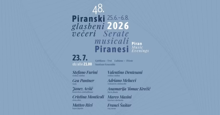 48. Piranski glasbeni večeri: »Ljubljana – Trst« Sontium Ensemble