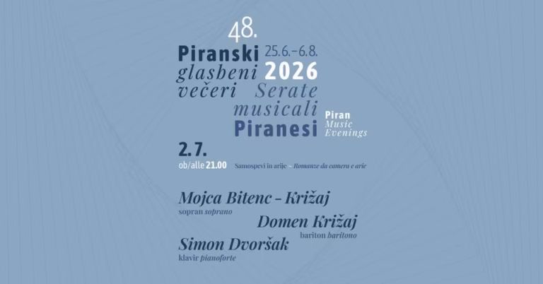 48. Piranski glasbeni večeri: Samospevi in arije