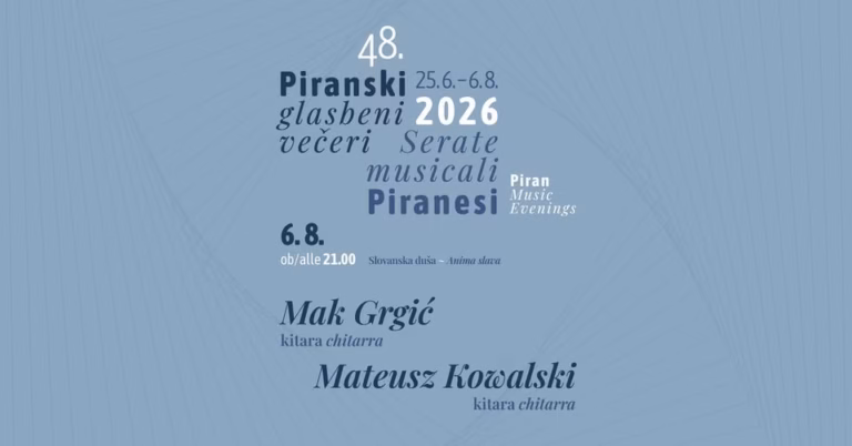 48. Piranski glasbeni večeri: »Slovanska duša«