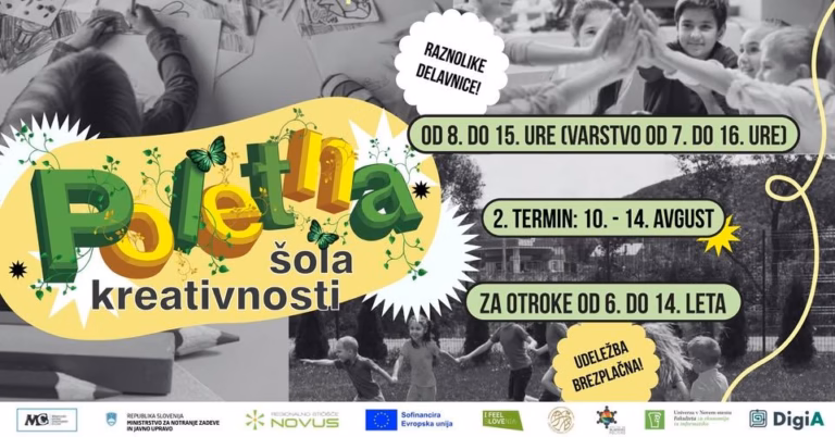 Šola kreativno | 2. termin | 10. 8. – 14. 8.
