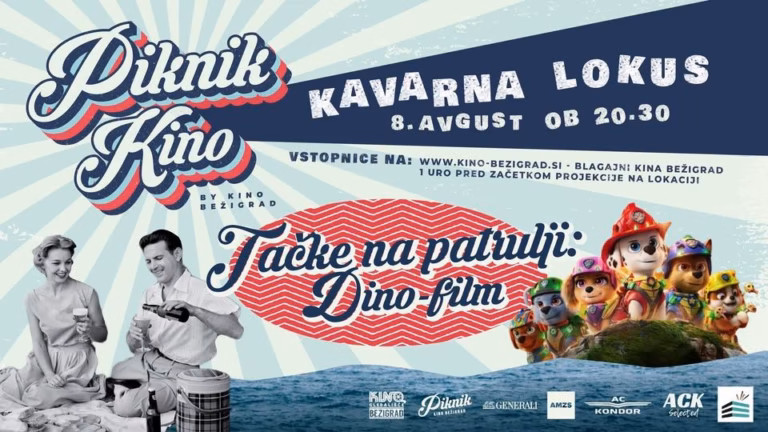 Piknik kino Kavarna Lokus: TAČKE NA PATRULJI: DINO-FILM