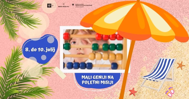 MC POLETJE 2026: Mali geniji na poletni misiji
