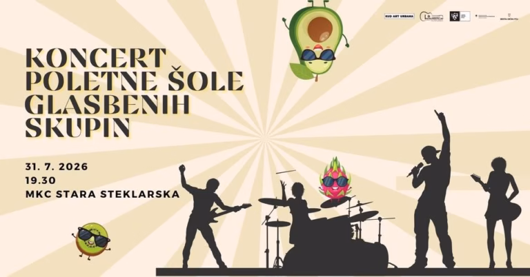 Koncert Poletne šole glasbenih skupin 2026