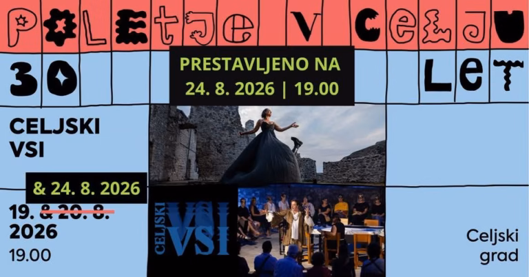 PRESTAVLJENO: Poletje v Celju: Celjski vsi | potopitveno gledališče