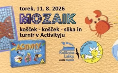 Poletne delavnice v Knjižnici Radeče: Mozaik