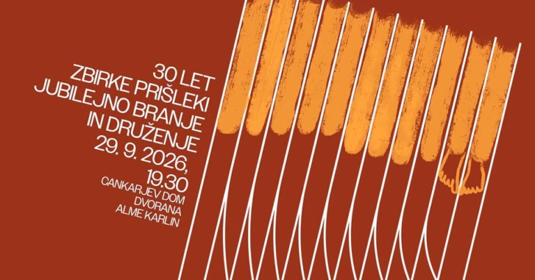 Slavnostno branje: 30 let zbirke Prišleki
