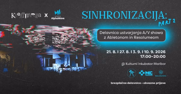 KREATIVARNA × ALPHAWAVE: SINHRONIZACIJA 2.0