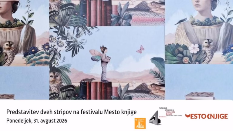 Predstavitev dveh stripov na festivalu Mesto knjige