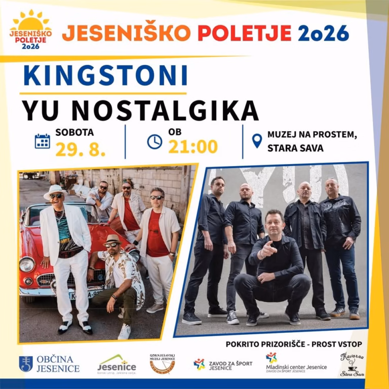Veliki koncert – KINGSTONI in YU NOSTALGIKA