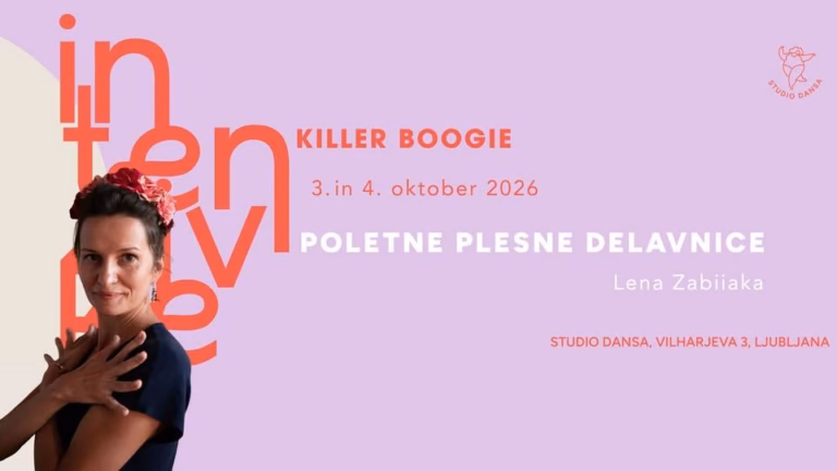 KILLER BOOGIE | poletna intenzivka | 3. in 4.10.2026