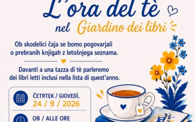 Primorci beremo: Čajanka v Vrtu knjige