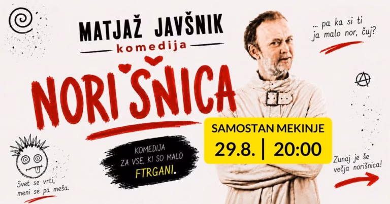 NORIŠNICA – nova komedija Matjaža Javšnika