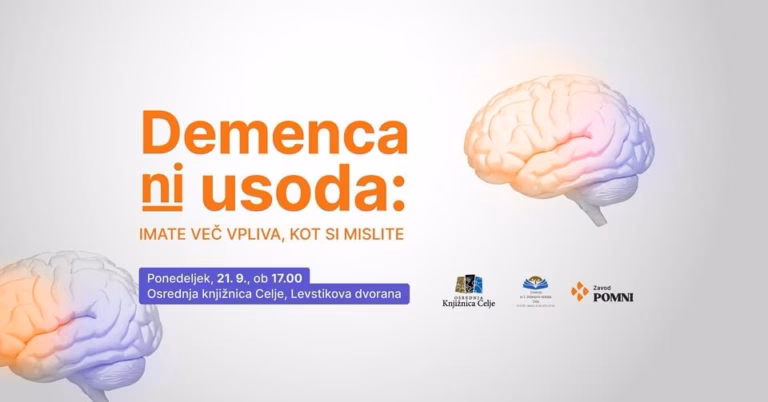 Demenca ni usoda: Imate več vpliva, kot si mislite
