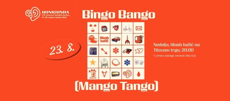 Kunigunda: Kamniti memorial vol. II in Kiosk kafić – BINGO bango (mango tango)