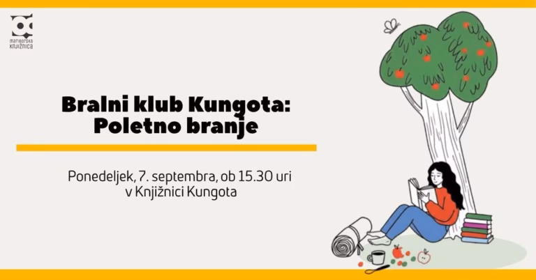 Bralni klub Kungota: Poletno branje