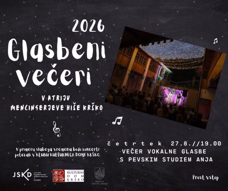 VEČER VOKALNE GLASBE S PEVSKIM STUDIEM ANJA, koncert