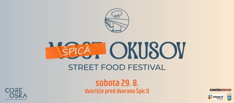 (MOST) ŠPICA OKUSOV – “STREETFOOD FESTIVAL”🍔