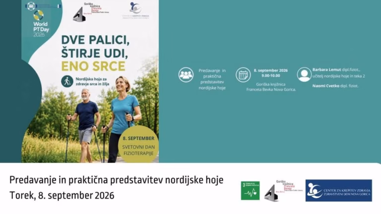 Predavanje in praktična predstavitev nordijske hoje