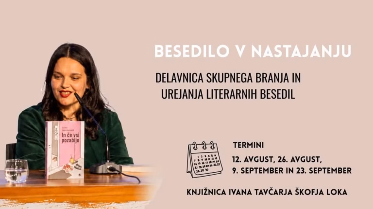 Besedilo v nastajanju – delavnica skupnega branja in urejanja literarnih besedil