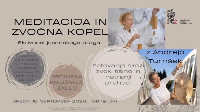 Skrivnost jesenskega praga: meditacija in zvočna kopel