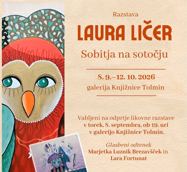 Sobitja na sotočju – otvoritev razstave Laure Ličer
