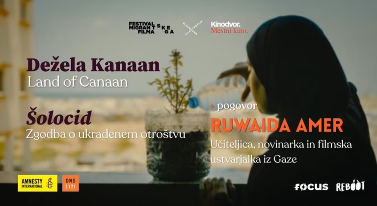 Festival migrantskega filma: Dežela Kanaan + Šolocid