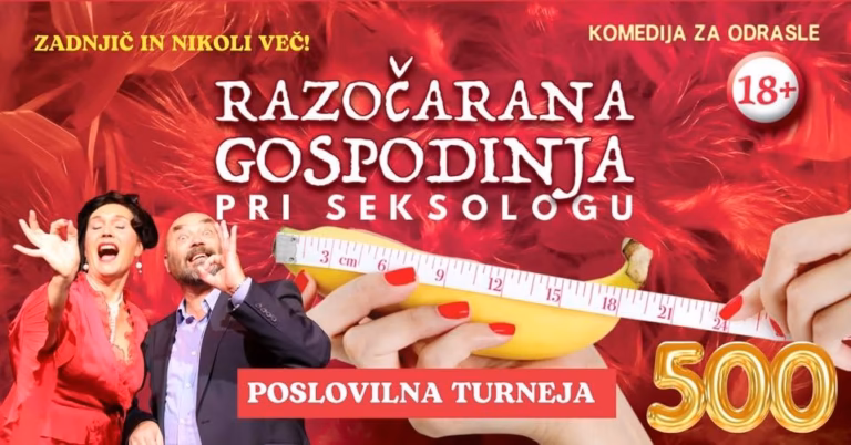 Komedija za odrasle: RAZOČARANA GOSPODINJA PRI SEKSOLOGU (18+)
