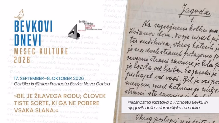 “Bil je žilavega rodu; človek tiste sorte, ki ga ne pobere vsaka slana / Bevkovi dnevi 2026