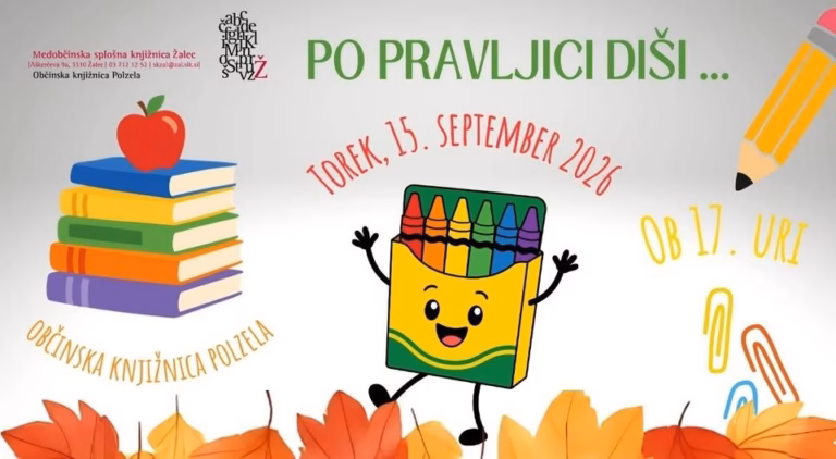 Pravljična ura z ustvarjanjem v Občinski knjižnici Polzela