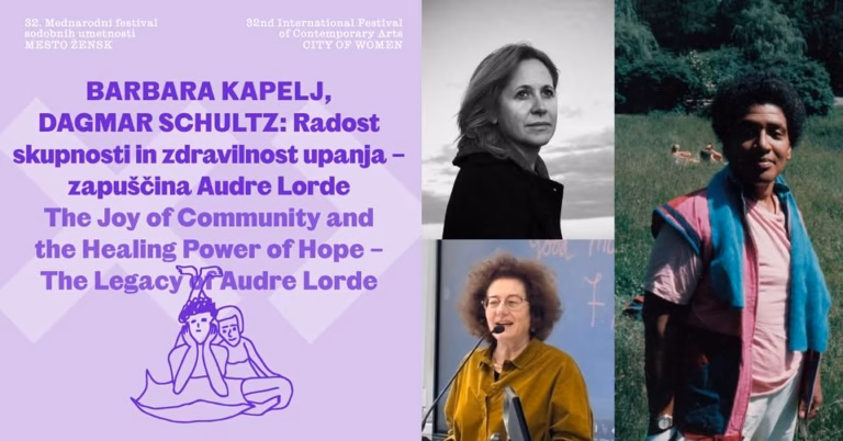 Radost skupnosti in zdravilnost upanja – zapuščina Audre Lorde