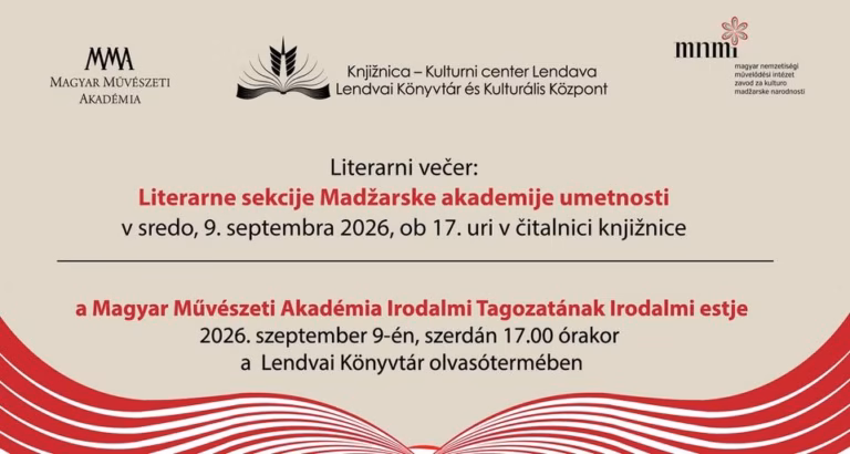 Literarni večer Literarne sekcije Madžarske akademije umetnosti