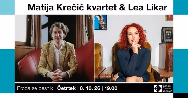 MATIJA KREČIČ KVARTET & LEA LIKAR, Proda se pesnik