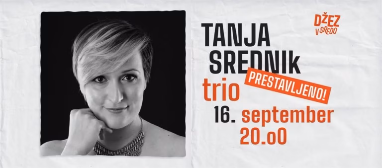 PRESTAVLJENO_DŽEZ V SREDO: Tanja Srednik kvartet