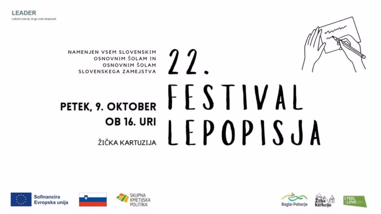22. Festival lepopisja v Žički kartuziji