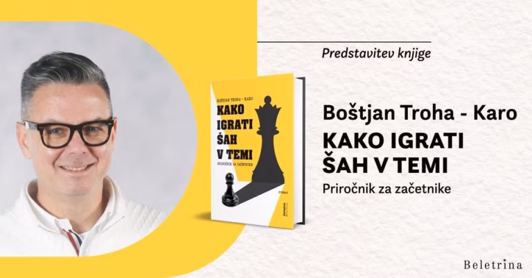 Pogovor z Boštjanom Troho – Karom v Knjigarni Beletrina v Ljubljani