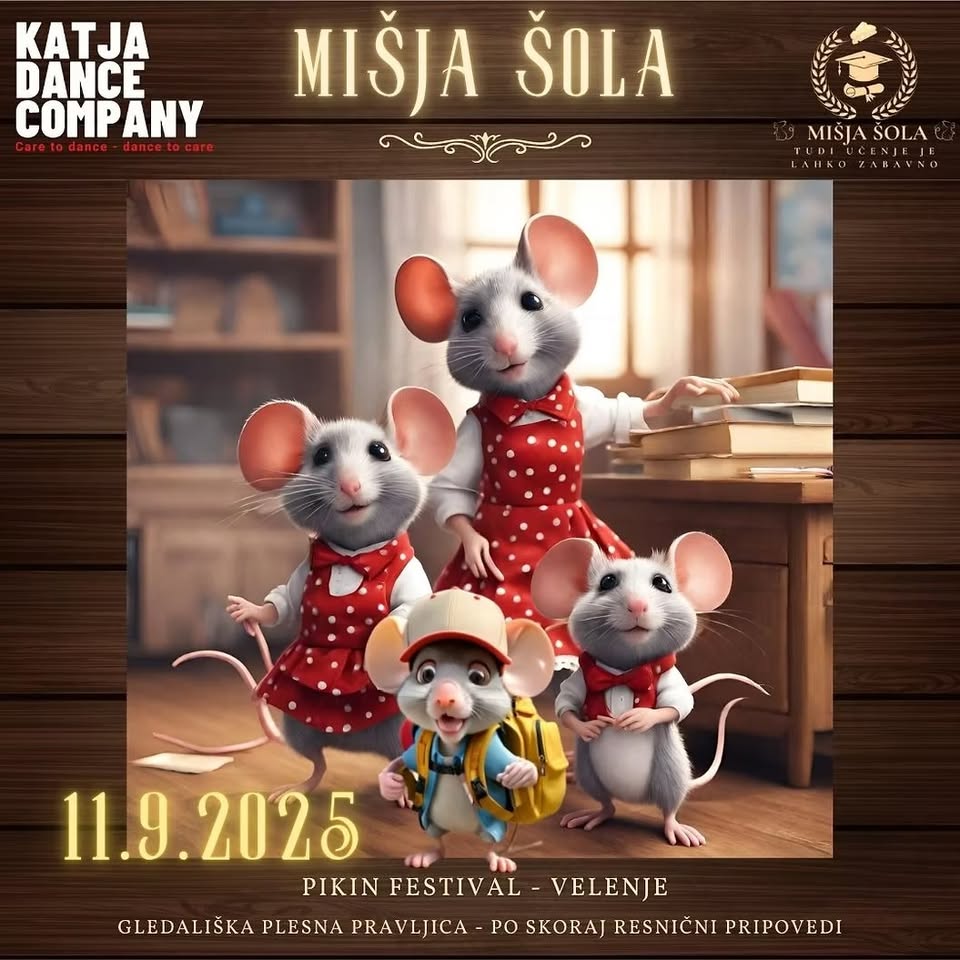 Gledališka plesna predstava Mišja šola