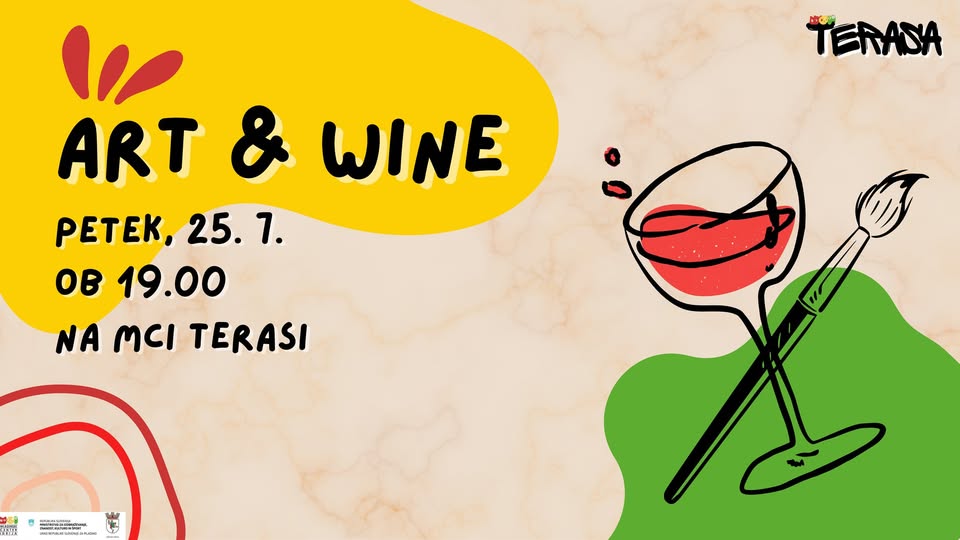 Umetnost & vino - Poletje na MCI terasi
